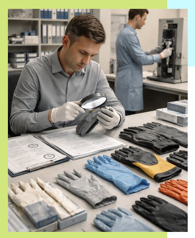 Сертификация перчаток и средств защиты продукции в Сатке