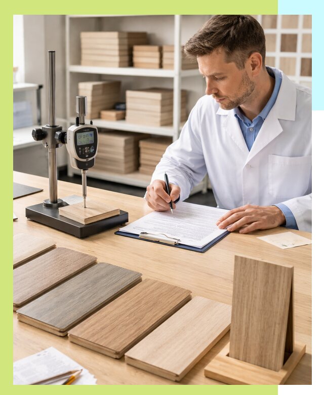 Сертификация ламината с испытаниями и оформлением документов в Сатке