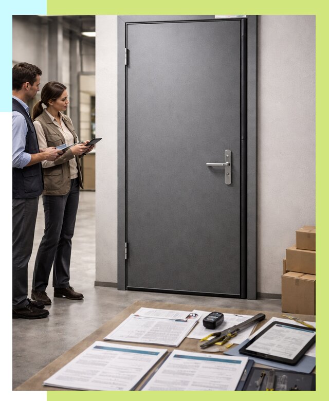 Сертификация противопожарных дверей в Сатке от 9310 р. | Алешин-Стк