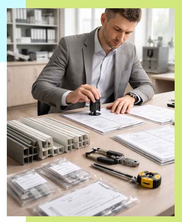 Сертификация ПВХ продукции в Сатке от 8792 р., Алешин-Стк