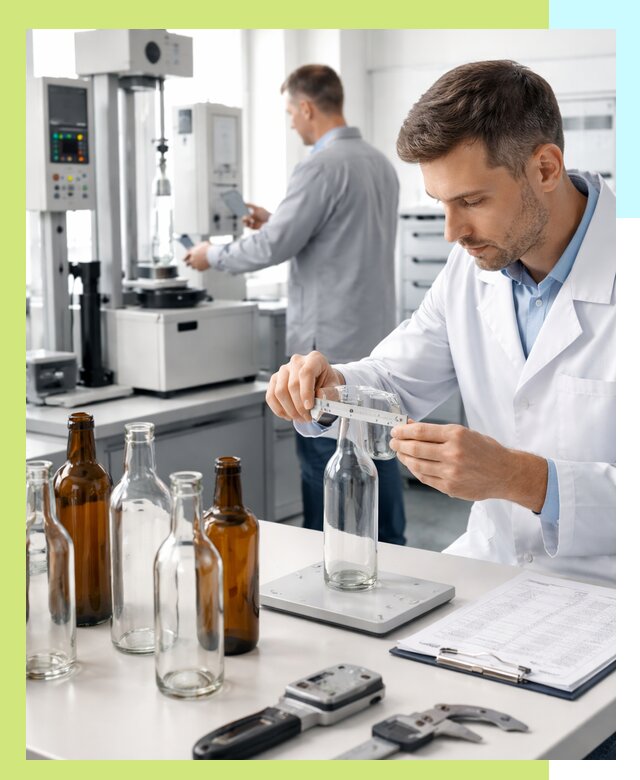 Сертификация стеклянных бутылок и сопутствующей упаковки в Сатке