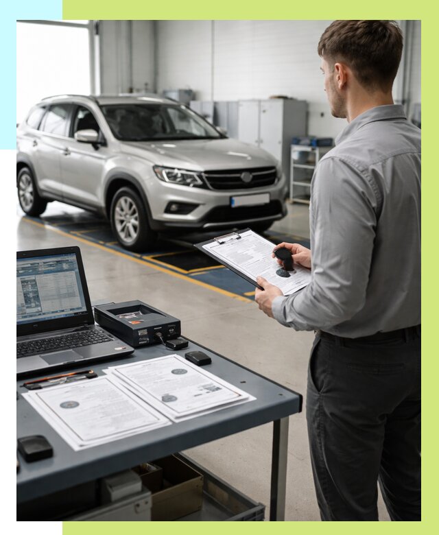 Сертификация транспортных средств в Сатке от 12413 р. | Алешин-Стк