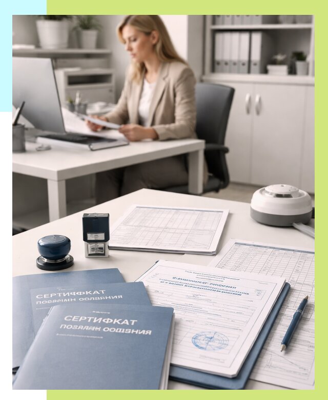 Сертификаты пожарной безопасности в Сатке от 15516 р. | Алешин-Стк