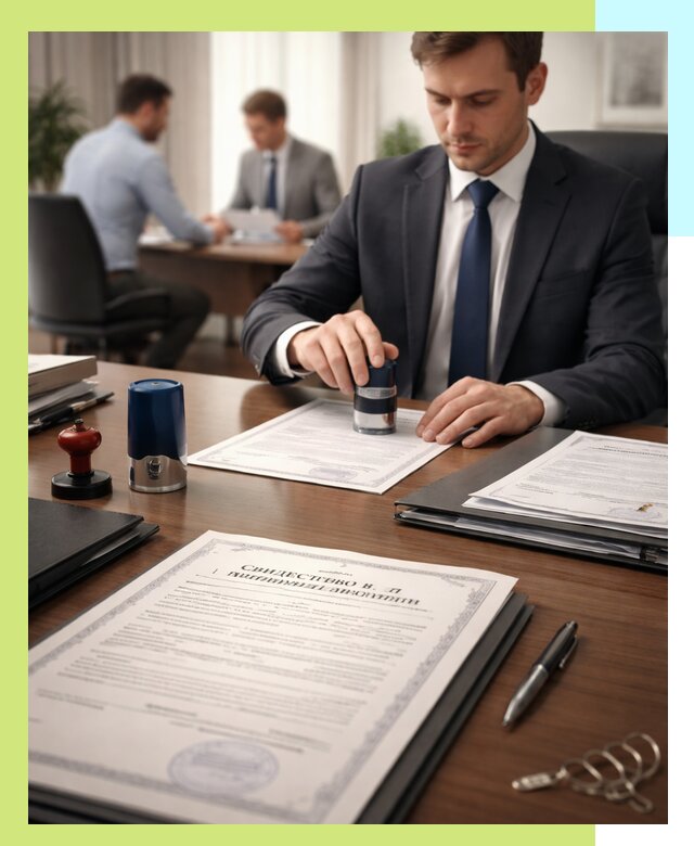 Оформление свидетельства о государственной регистрации в Сатке