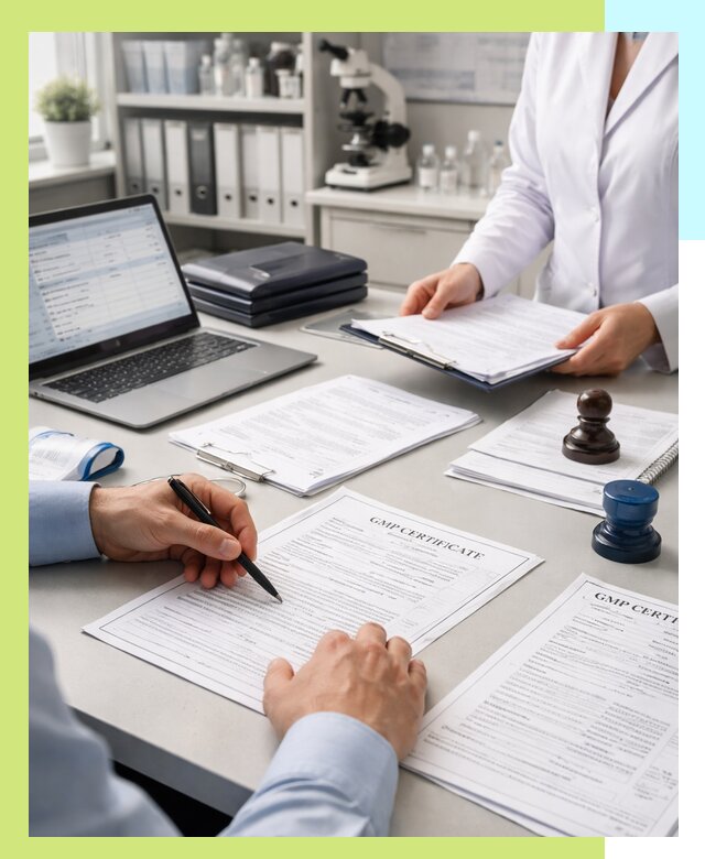 Оформление сертификата GMP в Сатке для фармпроизводства