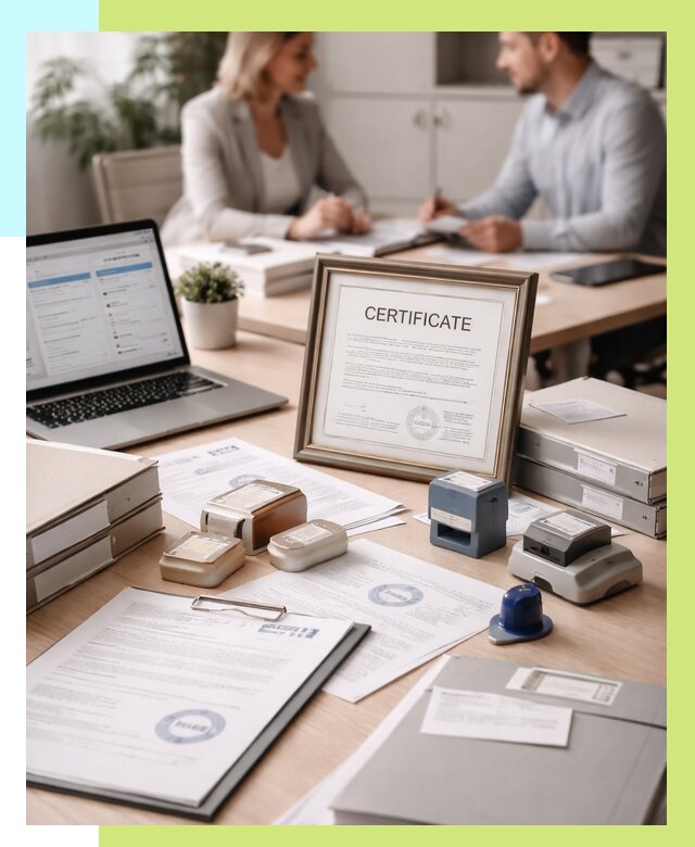 Сертификация компании в Сатке от 46548 р. | Алешин-Стк — заказ